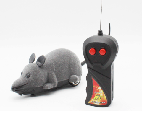 猫登电动老鼠遥控玩具小号