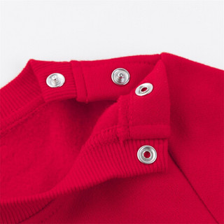Bornbay 贝贝怡 男童套头卫衣套装 193T462 红色 120cm