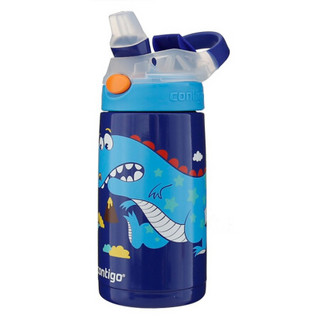 contigo 康迪克 HBC-GIZ040 儿童吸管保温杯 400ml 恐龙