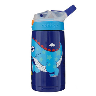 contigo 康迪克 HBC-GIZ040 儿童吸管保温杯 400ml 恐龙