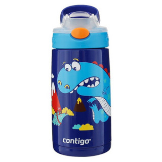 contigo 康迪克 HBC-GIZ040 儿童吸管保温杯 400ml 恐龙