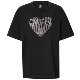 CONVERSE 匡威 女子 CONVERSE WOMENS HEART REVERSE PRINT TEE 短袖 10018940-A01 M码