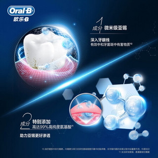 欧乐B(OralB) 氨基酸自愈小炭管 牙龈专护 牙膏漱口水套装