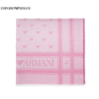 阿玛尼EMPORIO ARMANI奢侈品女装EA20秋冬女士丝巾围巾 635301-0A310 PINK-19673 粉色 U