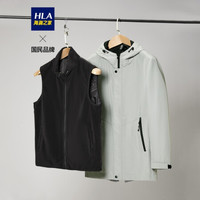 HLA海澜之家风衣男简约时尚可脱卸一衣多穿2020冬季休闲外套HWFAD4Q022A中灰(22)180/96A(52) cz