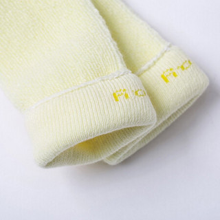 Bornbay 贝贝怡 204P2299 婴儿保暖棉袜子三双装 淡黄 3-12个月