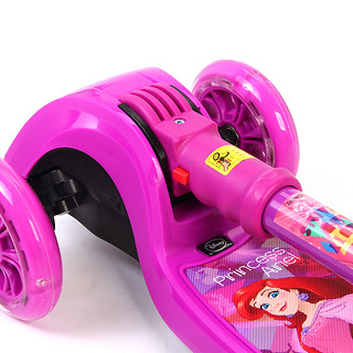 Disney 迪士尼 可折叠米奇公主儿童滑板车 4档时尚款 粉色