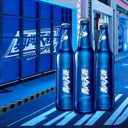 雪花勇闯天涯superx啤酒瓶装整箱500ml12瓶蓝瓶正品