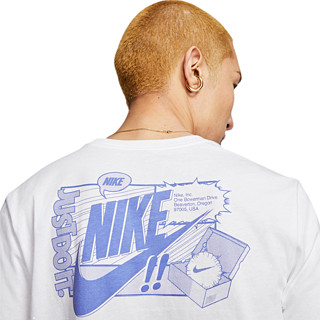 NIKE 耐克 NIKE SPORTSWEAR 男士运动T恤 CT6869 白色 L