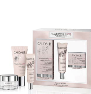 CAUDALIE 欧缇丽 白藜芦紧致提升系列 护肤套装 3件套(眼霜15ml+精华液10ml+面霜15ml)