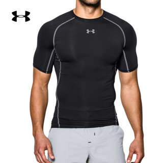 UNDER ARMOUR 安德玛 男士运动T恤 1257468-001 黑色 S