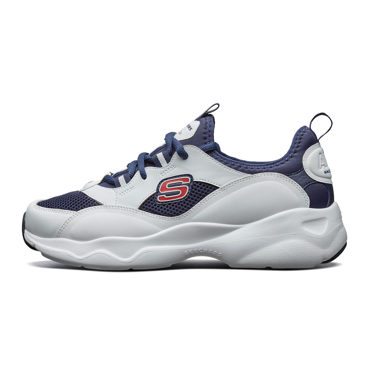 skechers 斯凯奇 666095-wblr 男款休闲运动鞋
