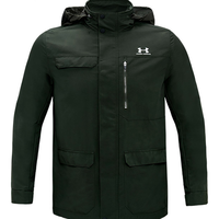 UNDER ARMOUR 安德玛 男士运动夹克 1347640-357 军绿色 M