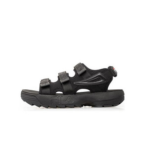 FILA 斐乐 Disruptor Sandal 男士休闲运动鞋 49710353-001 黑 44