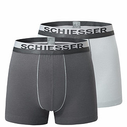 SCHIESSER E5/13977T  男士混色平角内裤 2条装