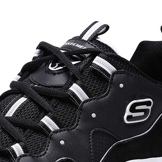 SKECHERS 斯凯奇 D'LITES系列 D'lites 3.0 中性休闲运动鞋 12955/BKW 黑色/白色 37