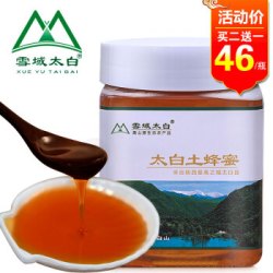 雪域太白 秦岭深山野生土蜂蜜 400g*1瓶