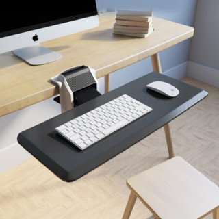 商品佳佰 人体工学键盘托架 电脑升降桌键盘托板鼠标托盘 可调节角度
