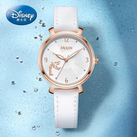 迪士尼（Disney）手表女学生初高中时尚简约防水少女石英表夜光ins风花木兰 SM-17007W