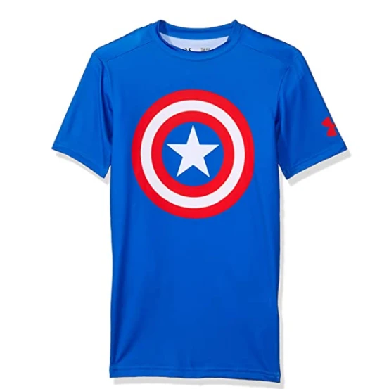 UNDER ARMOUR 安德玛 Alter Ego 男士运动T恤 1244399-101 蓝/红/白 S