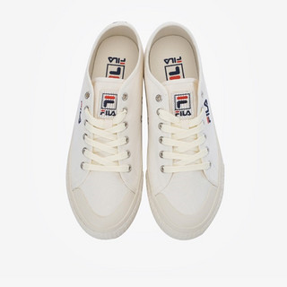 FILA 斐 Classic Kicks B 中性运动帆布鞋 FS1SIB1121X 38 米白色