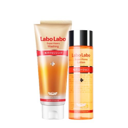 Dr.Ci:Labo 城野医生 LaboLabo系列 毛孔细致2部曲 2件套(化妆水100ml+洁面乳120g)