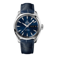 OMEGA 欧米茄 Seamaster海马系列 231.13.39.22.03.001 男士机械手表 38.5mm 蓝盘 蓝色皮带 圆形