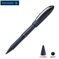 德国施耐德(Schneider)星际ONE办公签字笔 进口中性笔学生用走珠笔 183001黑色0.6纤维笔尖