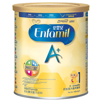 meadjohnson nutrition 美赞臣 安儿宝系列 婴儿奶粉 港版 1段 400g *