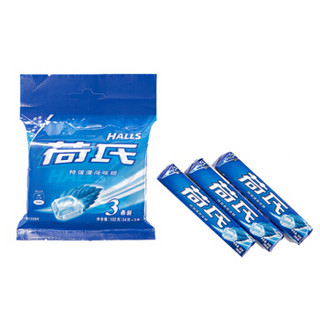 HALLS 荷氏 强劲薄荷糖双口味组合装  102g*4包（内容物随机）