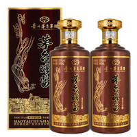 茅台 醇酱封藏N10白酒 53度酱香型500ml 酱色装 两瓶装（含礼袋 ）