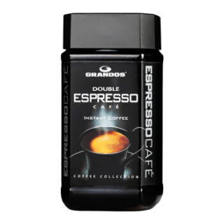 格兰特grandos双倍特浓速溶纯黑咖啡100g巴西原装进口