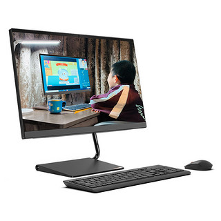 Lenovo 联想 AIO 逸 23.8英寸 商用一体机 黑色（赛扬4205U、核芯显卡、8GB、256GB SSD、1920*1080）