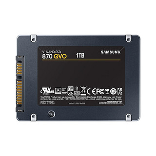 SAMSUNG 三星 870 QVO SATA 固态硬盘（SATA3.0）