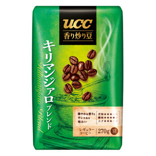 悠诗诗（ UCC）乞力马扎罗综合焙炒咖啡豆270g 日本进口