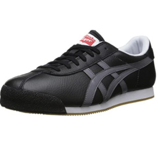 Onitsuka Tiger 鬼塚虎 Pullus-U 女士休闲运动鞋 黑色/灰色 36