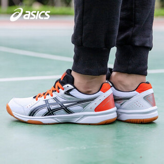 ASICS亚瑟士羽毛球鞋女鞋男鞋2018新款正品运动鞋女训练鞋排球鞋女士 白色/黑色 39.5