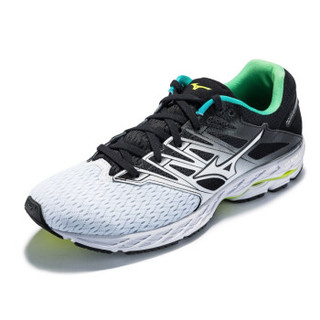 Mizuno美津浓缓冲跑步鞋运动鞋 SHADOW 2 J1GC183002 白/黑/荧光绿 44