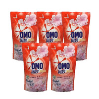 OMO 奥妙 全自动系列 深层洁净洗衣液 淡雅樱花香型 480g*5袋