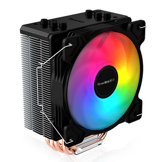 航嘉 冰封400R CPU散热器台式机箱12cm风冷电脑静音RGB CPU风扇