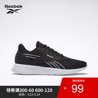 Reebok锐步男子低帮运动跑步鞋LITE 2.0夏季新款透气运动鞋EH2690 EH2690_黑色/白色 42.5