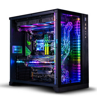 攀升&EK联名定制 I7 9700K/RTX2080/Z390/三星500GM.2/32G/手工分体式水冷/游戏主机台式电脑主机京东DIY