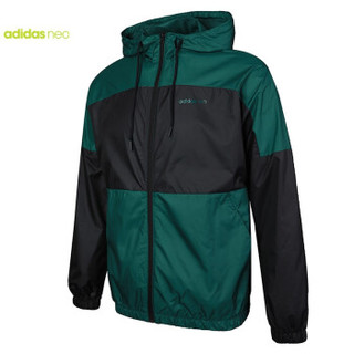ADIDAS阿迪达斯NEO 2020秋季新品男子运动休闲夹克外套  GJ8768 森林绿/黑色 A/L(180/100A)