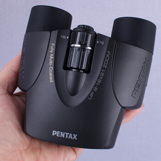 日本 PENTAX 宾得望远镜双筒 UP 连续变倍高倍高清  变焦可拉远拉观鸟镜军工微光夜视户外旅游 UP 8-16x21 棕色