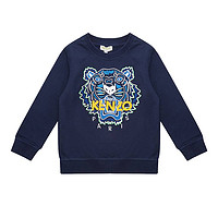 KENZO 凯卓 男童经典刺绣卫衣 KP15678 藏蓝色  8A