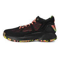 adidas 阿迪达斯 D Rose 10 男士篮球鞋 EH2099 黑色/橙色/绿色 44