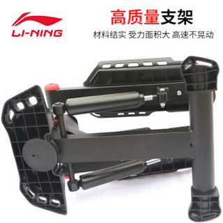 李宁（LI-NING）踏步机脚踏机静音男女液压电子显示屏多功能塑身踏板健身登山机运动器材家用 365黑色