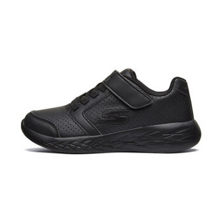 SKECHERS 斯凯奇 SPORT系列 男童魔术贴休闲运动鞋 97862L 全黑色 28.5码(内长18cm)