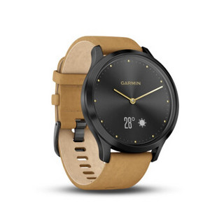 佳明（GARMIN）vivomove HR 指针隐藏式触摸屏智能运动手表跑步腕表 vivomoveHR 摩登黑