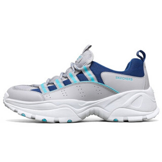 斯凯奇 SKECHERS 男子 LIFESTYLE系列 D'LITES系列时尚绑带运动鞋 休闲鞋 888017/GRY 41.5码 US8.5码